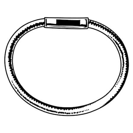 Midwest Fastener Blue, Key Ring, 5 PK 35666